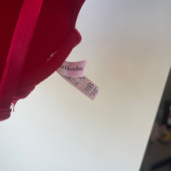 La Vie En Rose Beautiful Lace Halter Bra 34B - Picture 5 of 5